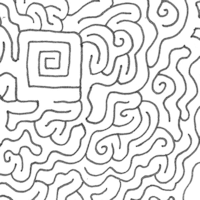 Squares and Squiggles Maze
